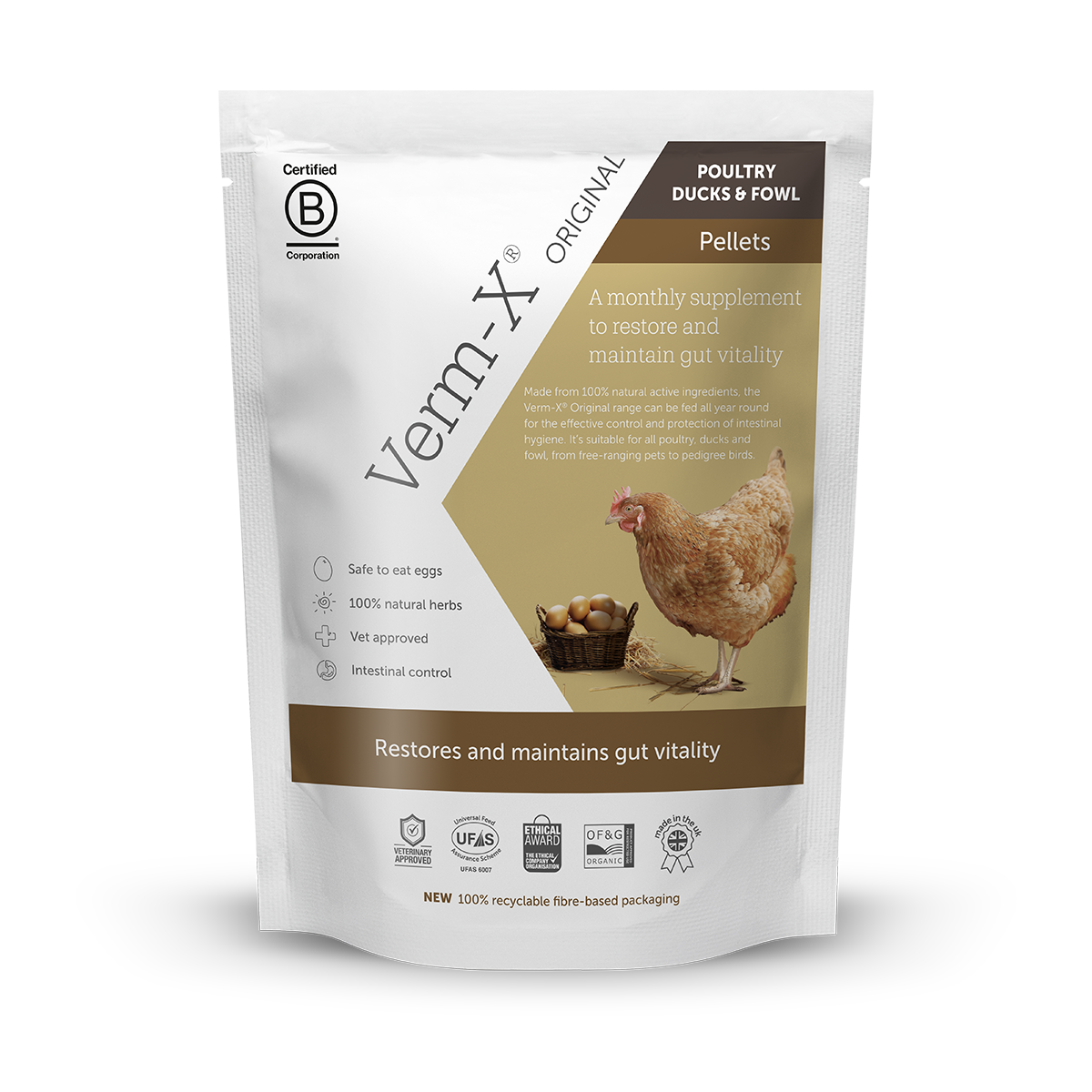 Verm-X Original Pellets for Poultry, Ducks and Fowl