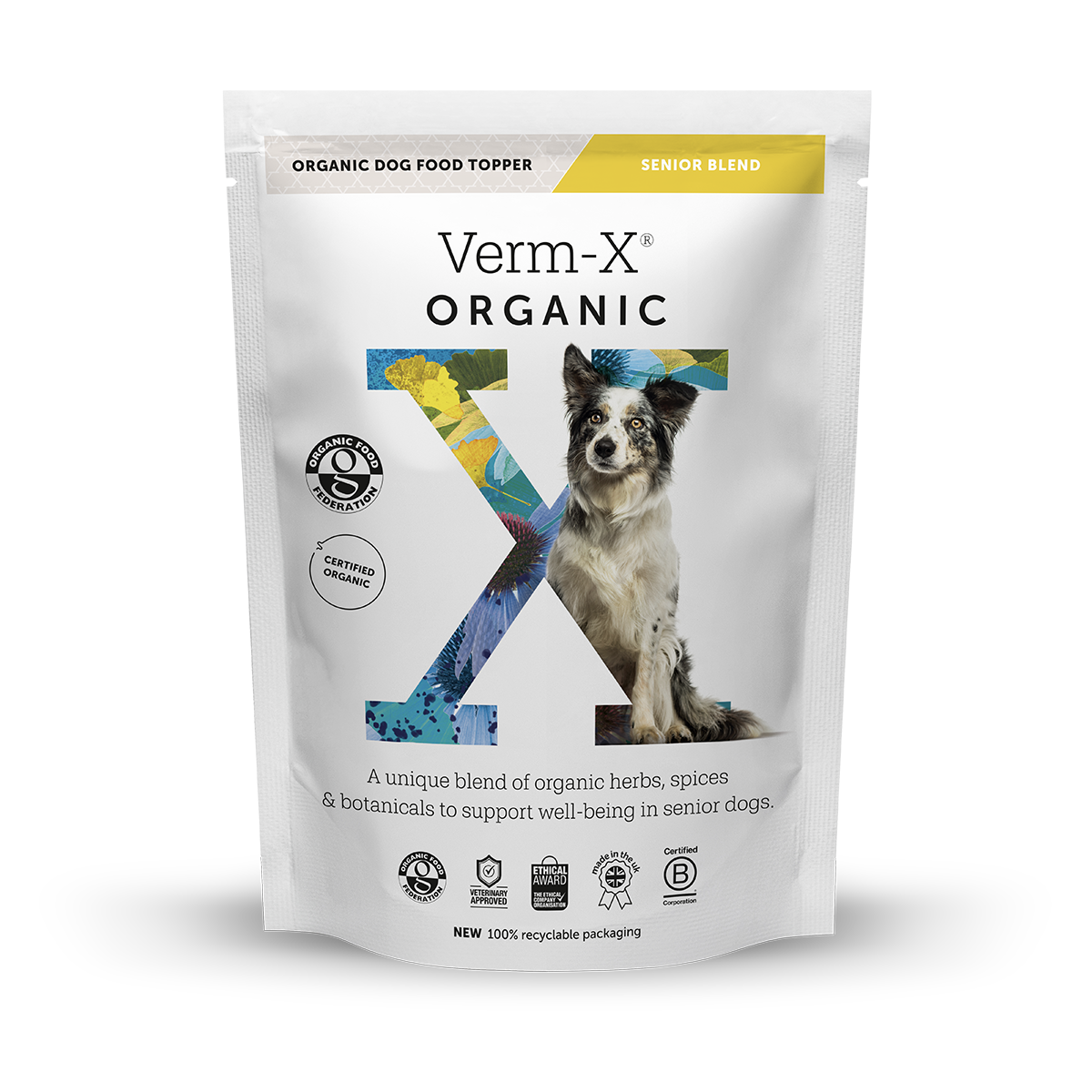 Verm X Organic Dog Food Topper Senior Blend