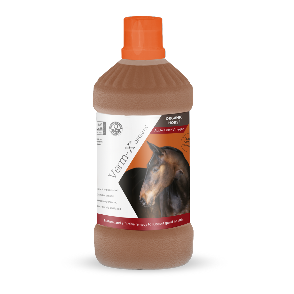 VermX Organic Apple Cider Vinegar for Horses and Ponies